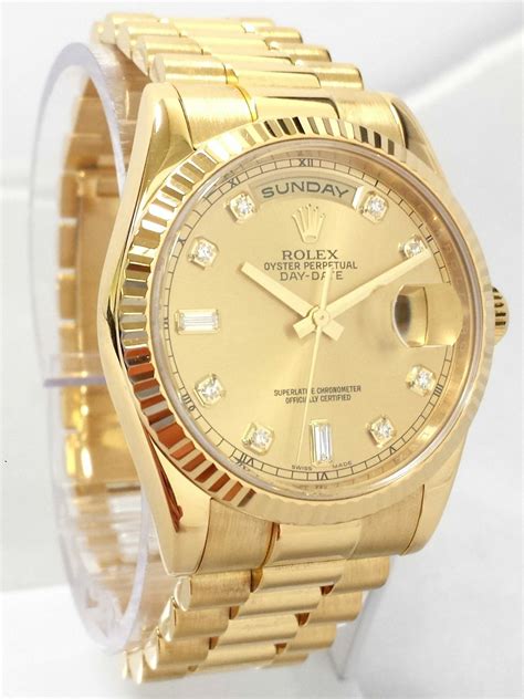 rolex 18k day date president champagne dial|Rolex 118238 day date.